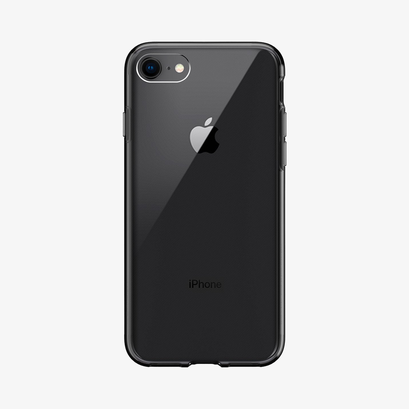 ACS00942 - iPhone SE Liquid Crystal case in clear showing the back