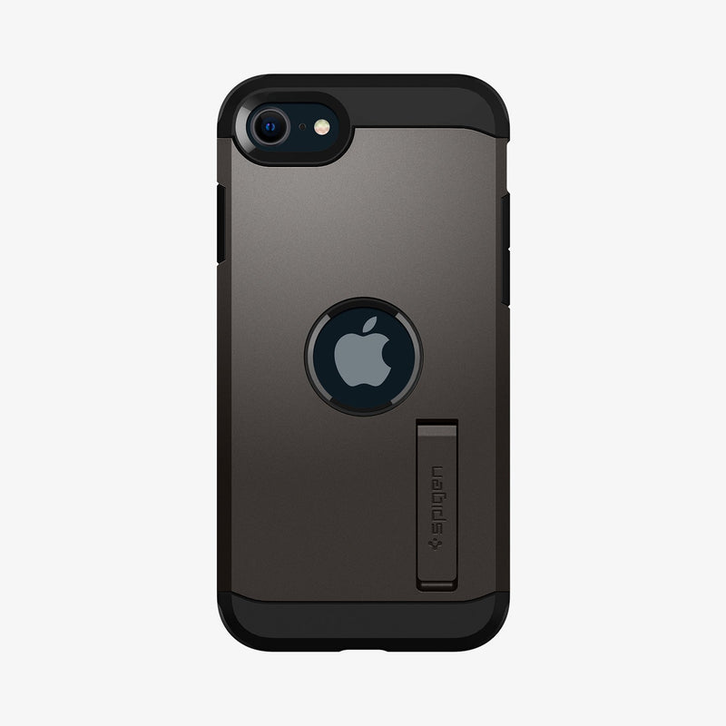 ACS00949 - iPhone SE Tough Armor case in gunmetal showing the back