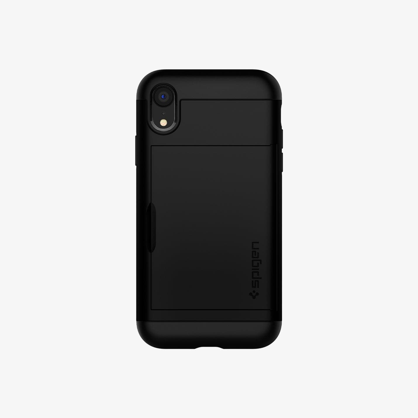 064CS24882 - iPhone XR Case Slim Armor CS in black showing the back