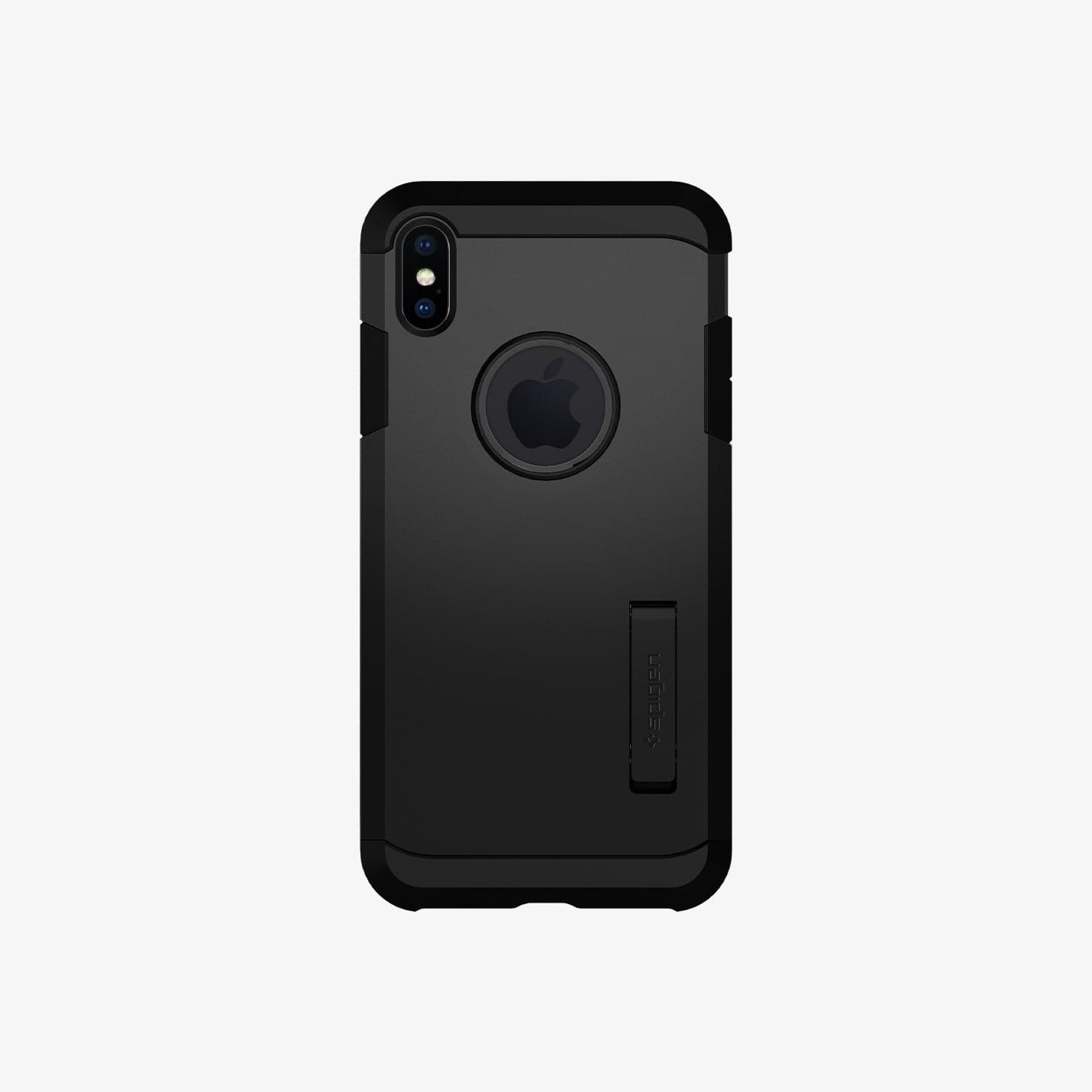 065CS25130 - iPhone XS Max Case Tough Armor in black showing the back