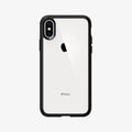 057CS25364 - iPhone XS / X Case Ultra Hybrid in black showing the back