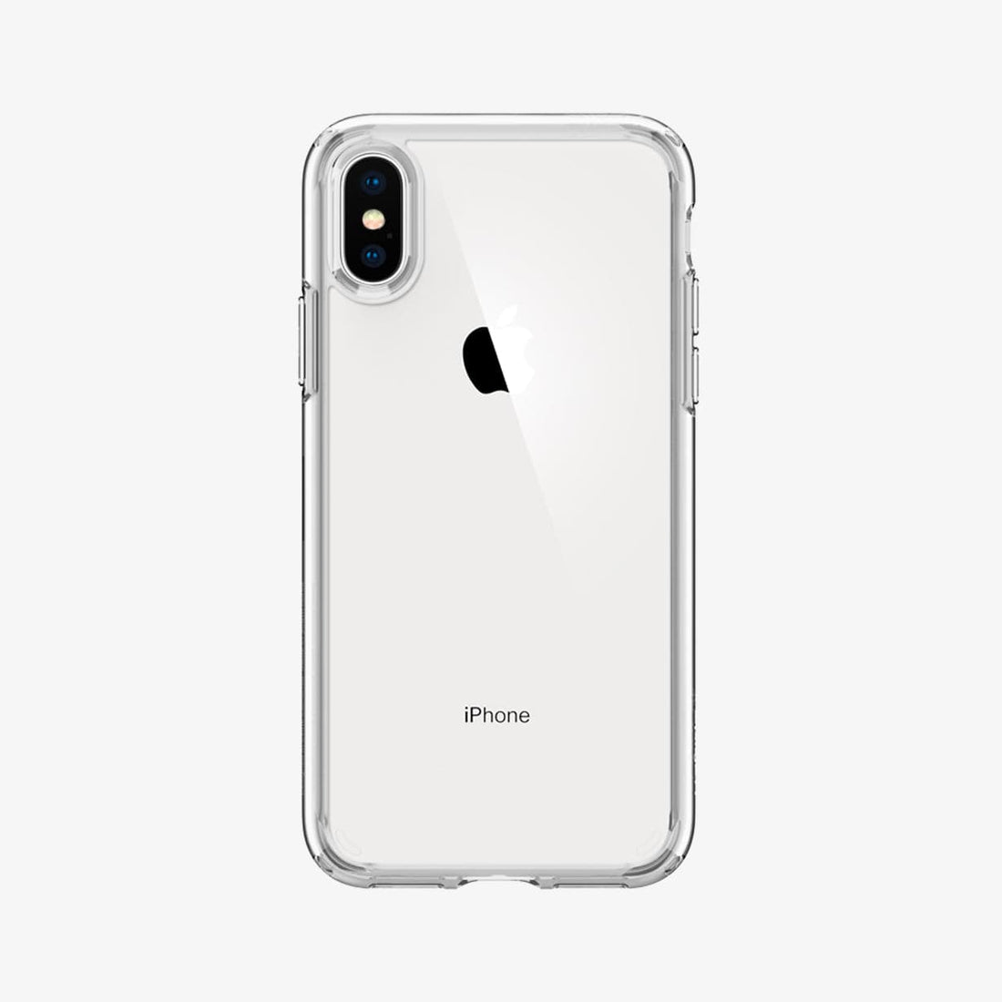 057CS22127 - iPhone XS / X Case Ultra Hybrid in crystal clear showing the back