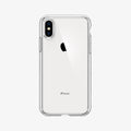 057CS22127 - iPhone XS / X Case Ultra Hybrid in crystal clear showing the back