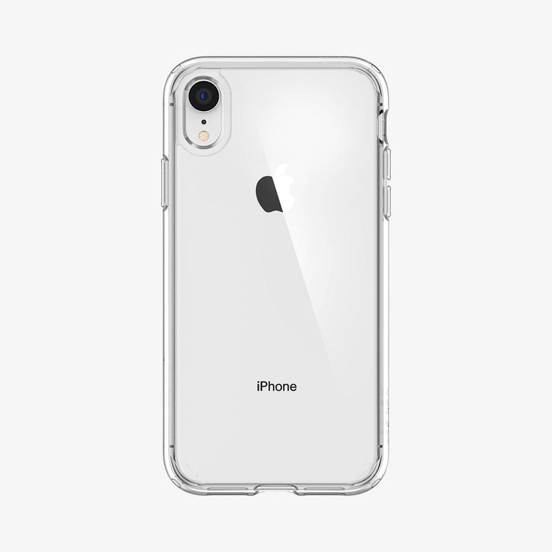 064CS24873 - iPhone XR Case Ultra Hybrid in crystal clear showing the back