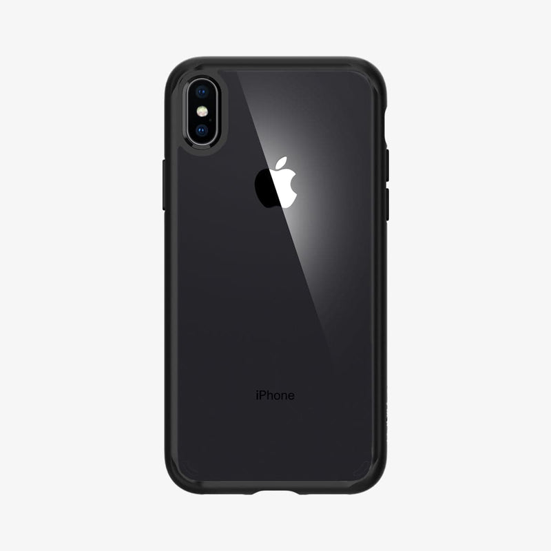 065CS25132 - iPhone XS Max Case Ultra Hybrid 360 in black showing the back