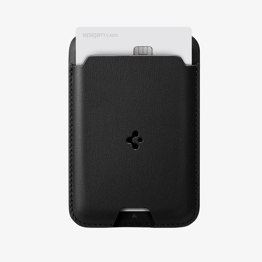 AMP02785 - Universal Card Holder Valentinus in black showing attached to back of device with card in slot