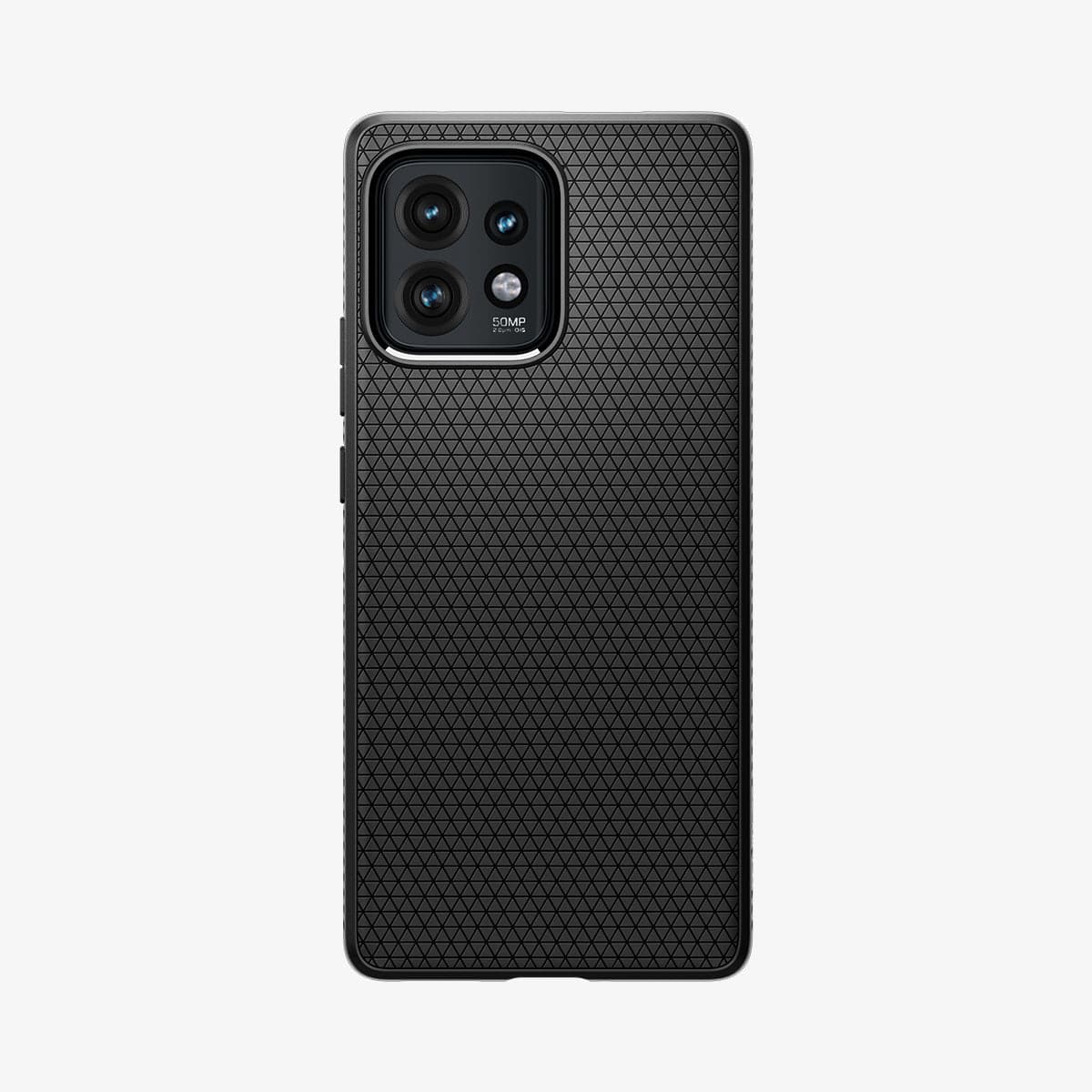 ACS06852 - Motorola Edge Plus (2023) Case Liquid Air in matte black showing the back