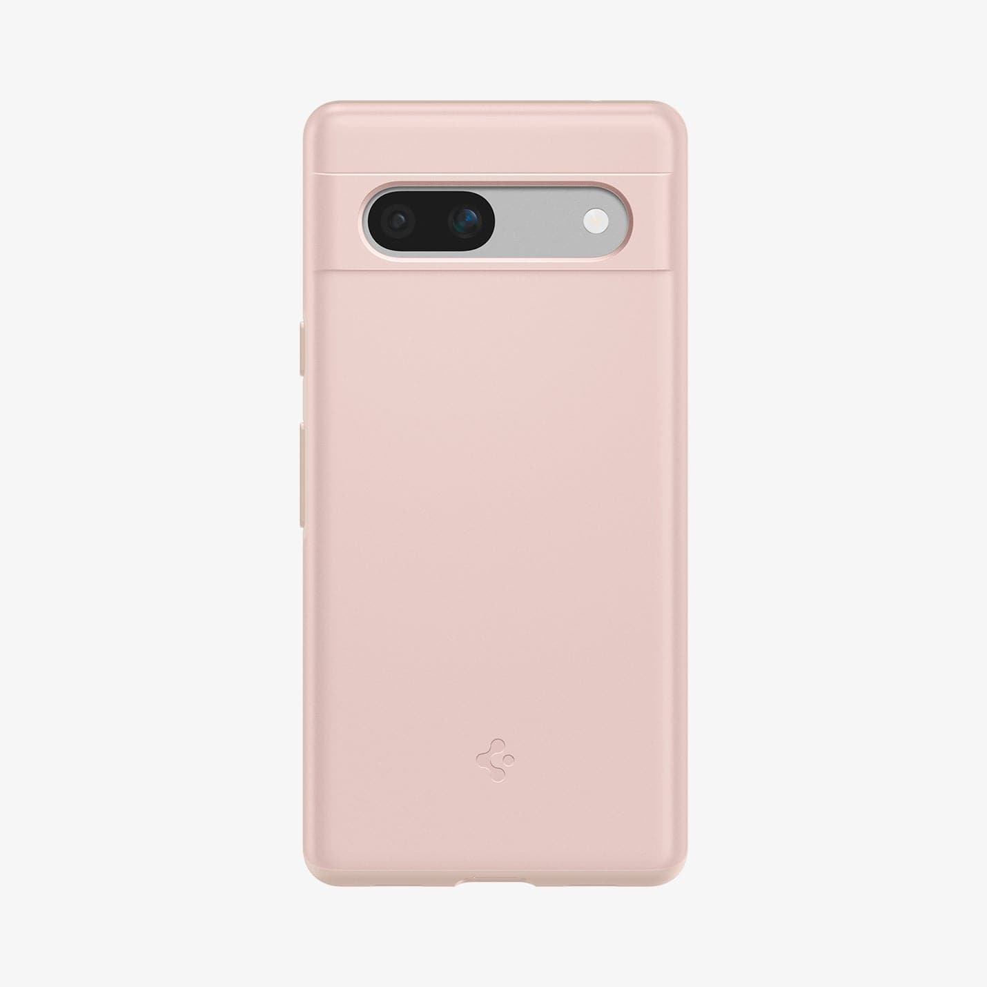 ACS06095 - Pixel 7a Case Thin Fit in pink sand showing the back