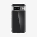 ACS06278 - Pixel 8 Case Ultra Hybrid in crystal clear showing the back