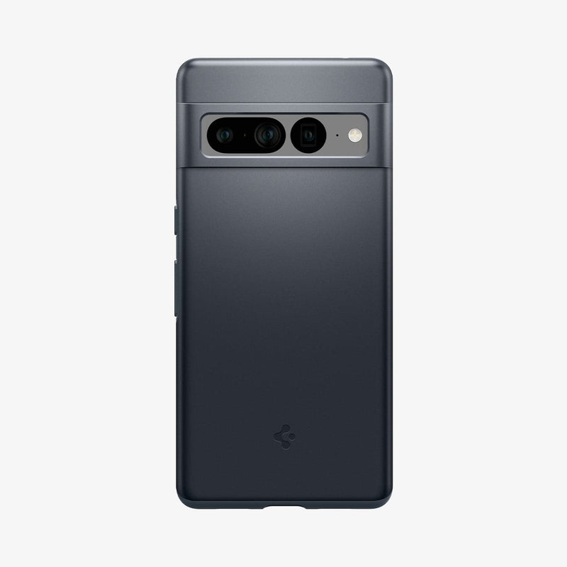 ACS04734 - Pixel 7 Pro Case Thin Fit in metal slate showing the back