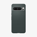 ACS06313 - Pixel 8 Pro Case Liquid Air in Abyss Green showing the back