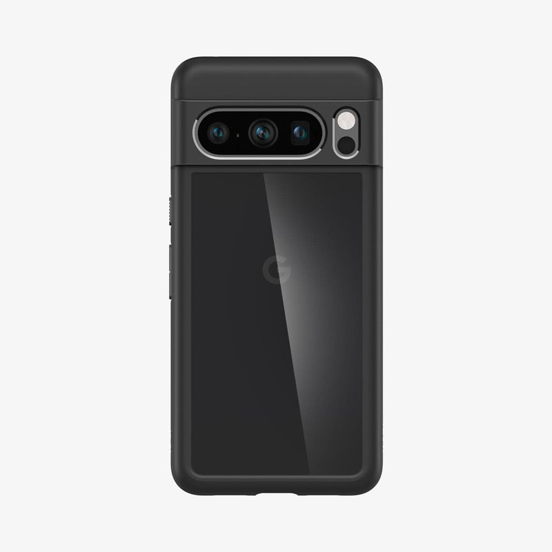 ACS06317 - Pixel 8 Pro Case Ultra Hybrid in matte black showing the back