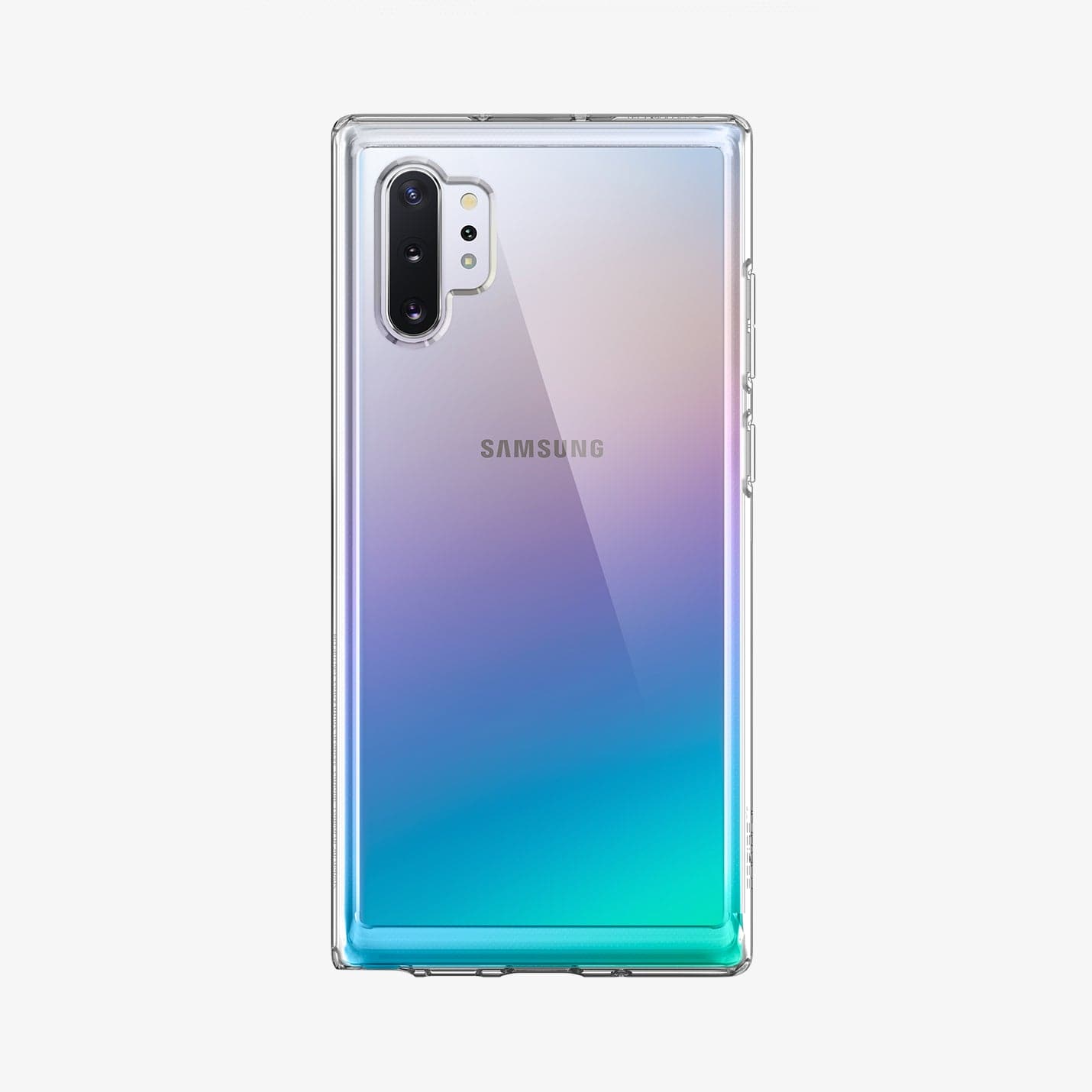 627CS27332 - Galaxy Note 10 Series Ultra Hybrid Case in crystal clear showing the back