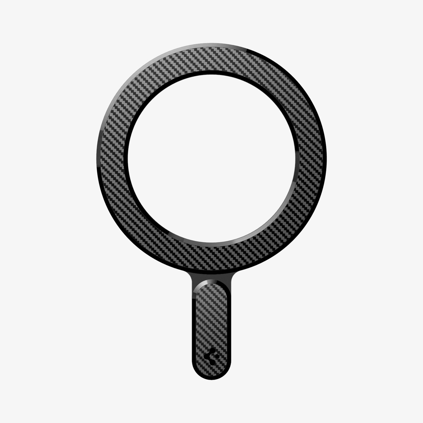 ACP06107 - Magnet Ring Plate (MagFit) in carbon showing the front