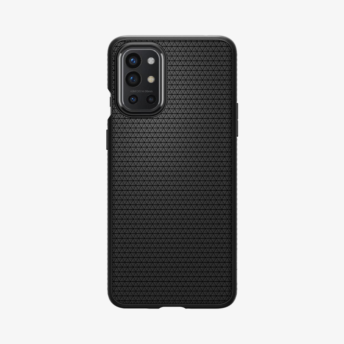 ACS02764 - OnePlus 9R Liquid Air Case in Matte Black showing the back