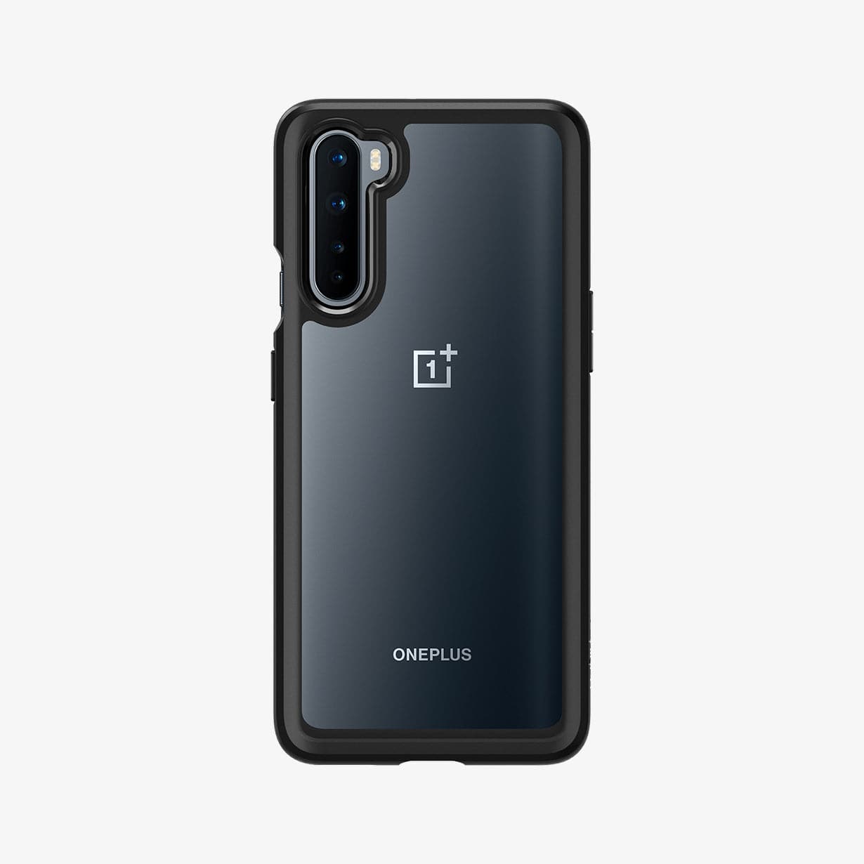 ACS00991 - OnePlus Nord Ultra Hybrid Case in Matte Black showing the back