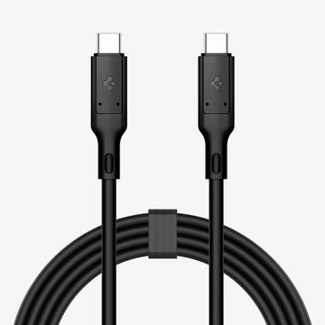 ACA02201 - ArcWire™ USB-C to USB-C 4 Cable in black showing both ends of cable