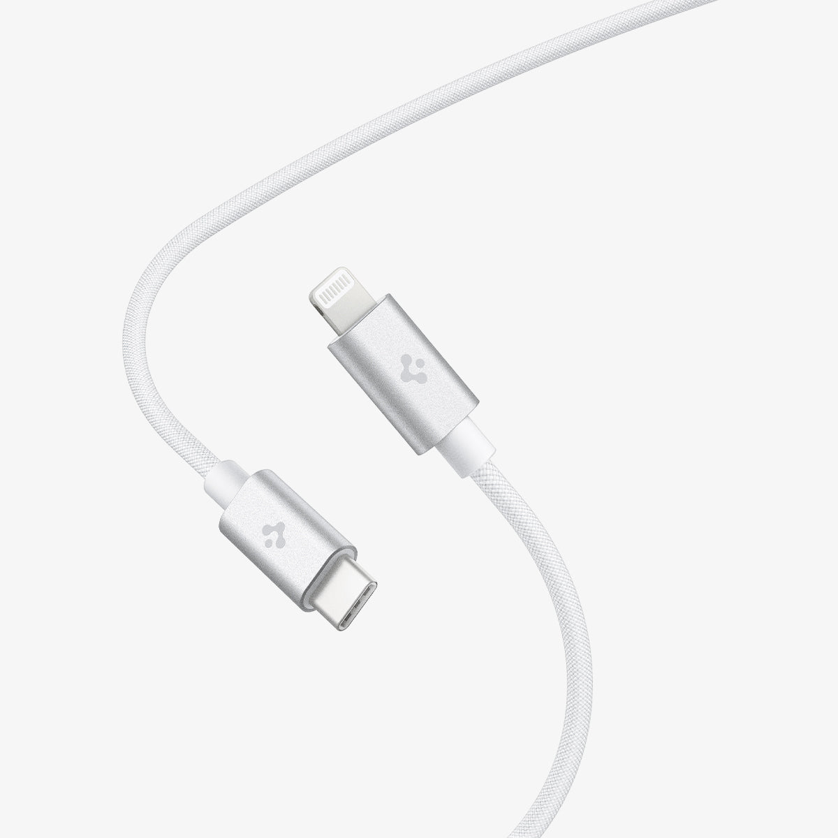 ACA04467 - ArcWire™ USB-C to Lightning Cable PB2200 in white showing both ends of the cable