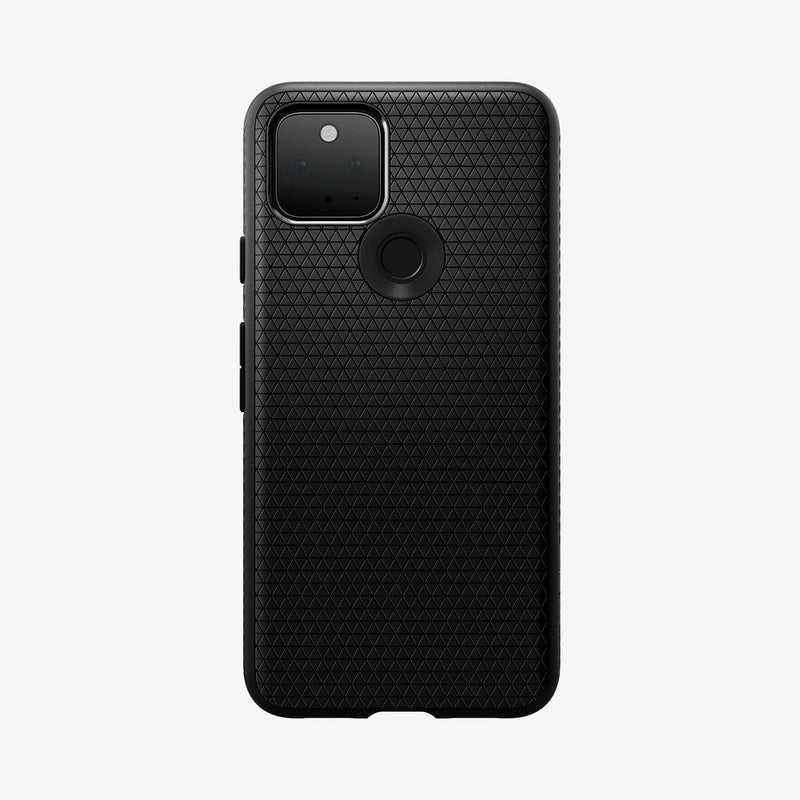 ACS01896 - Pixel 5 Case Liquid Air in black showing the back