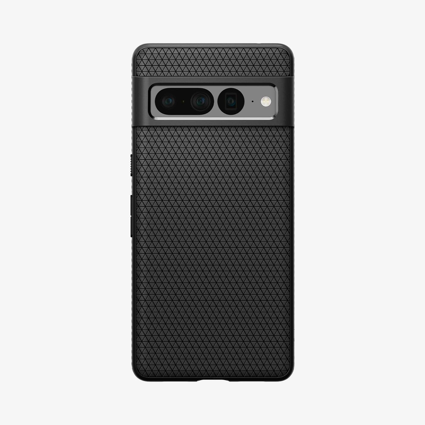 ACS04723 - Pixel 7 Pro Case Liquid Air in matte black showing the back