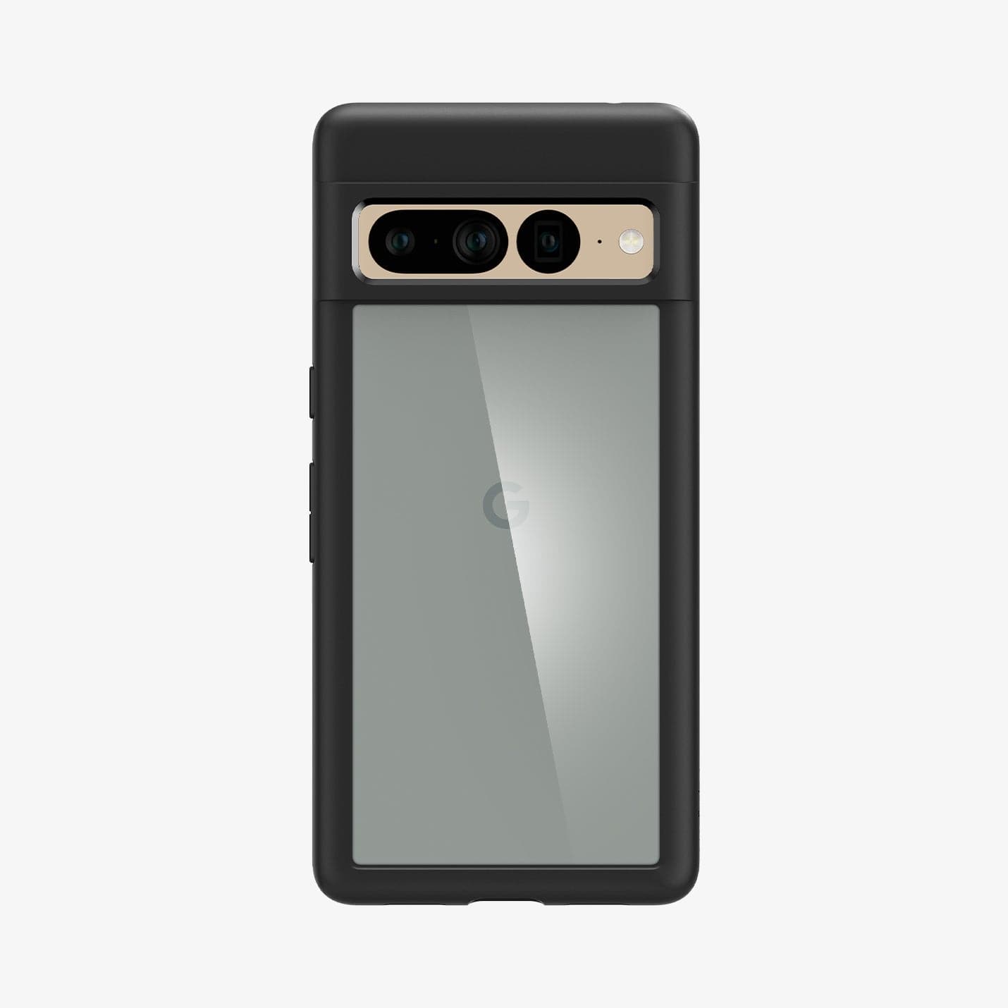 ACS04727 - Pixel 7 Pro Case Ultra Hybrid in matte black showing the back