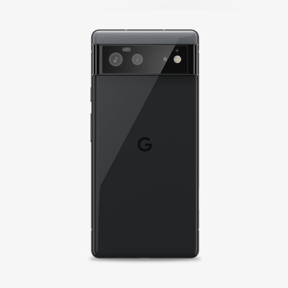 AGL04197 - Pixel 6 Optik Lens Protector in black showing the back