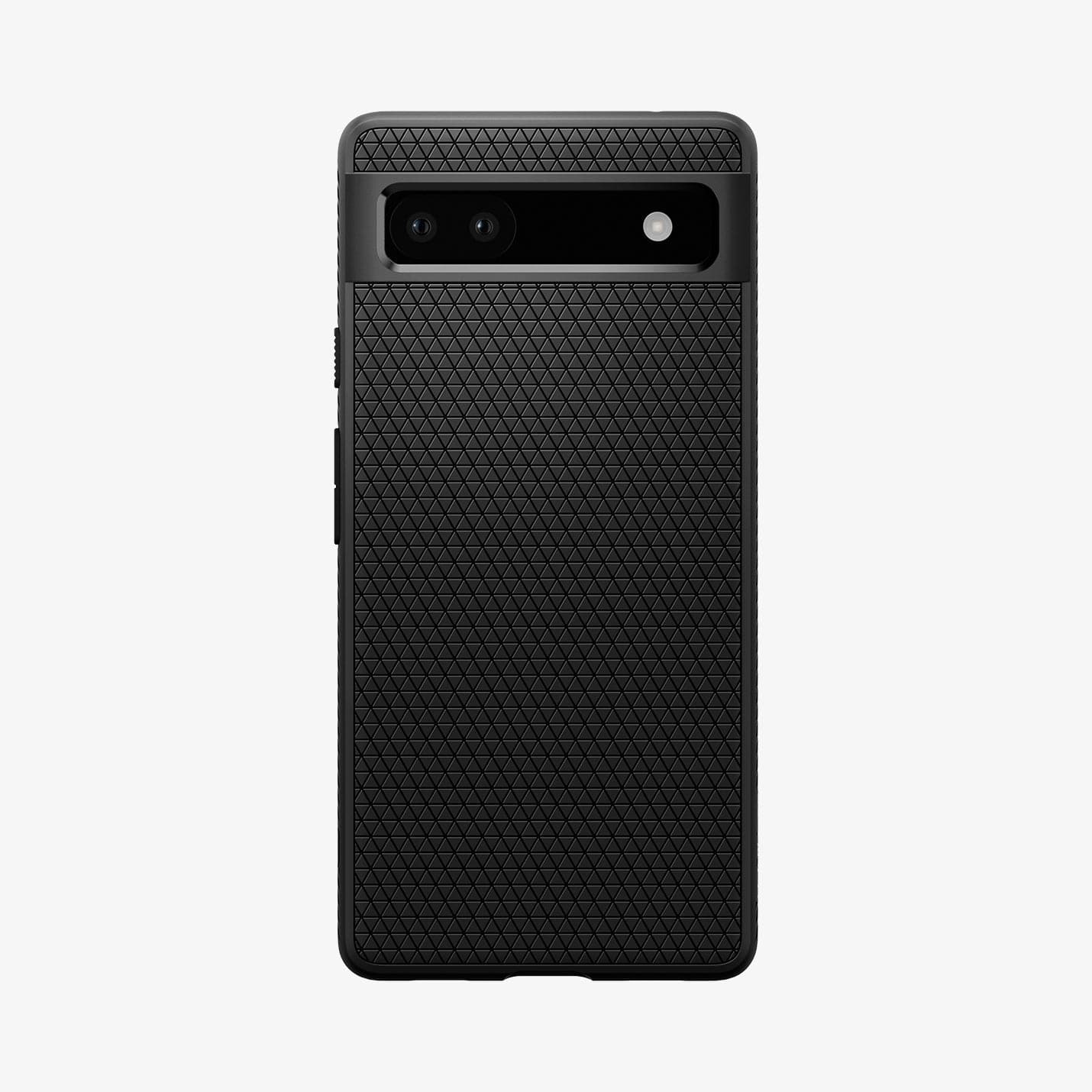 ACS04474 - Pixel 6a Case Liquid Air in matte black showing the back