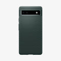 ACS04475 - Pixel 6a Case Liquid Air in midnight green showing the back