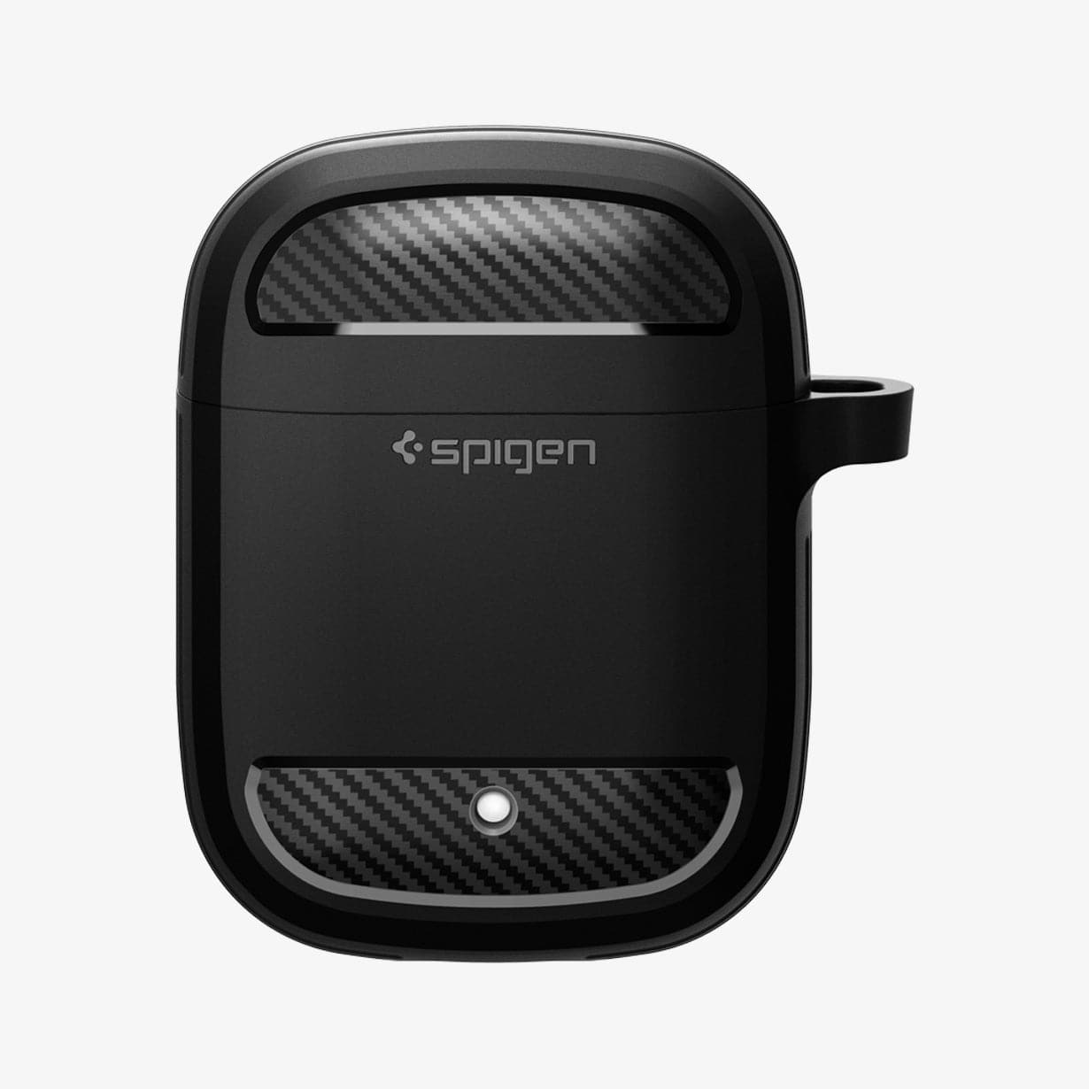 ASD01344 - Pixel Buds 2 Case Rugged Armor in black showing the front