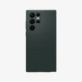 ACS04518 - Galaxy S22 Ultra 5G Case Liquid Air in abyss green showing the back