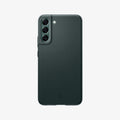 ACS04520 - Galaxy S22 Plus 5G Case Thin Fit in abyss green showing the back