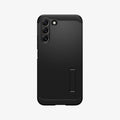 ACS03958 - Galaxy S22 Plus 5G Case Tough Armor in black showing the back