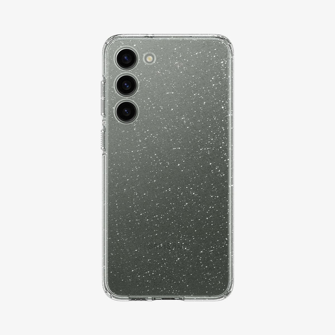 ACS05710 - Galaxy S23 Case Liquid Crystal Glitter in crystal quartz showing the back