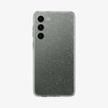 ACS05710 - Galaxy S23 Case Liquid Crystal Glitter in crystal quartz showing the back