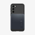 ACS05734 - Galaxy S23 Case Slim Armor in metal slate showing the back