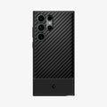 ACS05643 - Galaxy S23 Ultra Case Core Armor in matte black showing the back