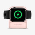 000CD21183 - Apple Watch Night Stand S350 in pink showing the front with watch on stand