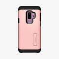 593CS22934 - Galaxy S9 Plus Tough Armor Case in rose gold showing the back