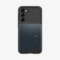 ACS05688 - Galaxy S23 Plus Case Slim Armor in metal slate showing the back