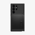 ACS05641 - Galaxy S23 Ultra Case Slim Armor in black showing the back