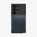ACS05640 - Galaxy S23 Ultra Case Slim Armor in metal slate showing the back