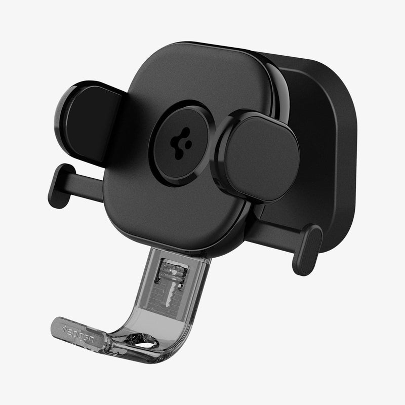 ACP05497 - Spigen OneTap UniFit Designed for Hyundai IONIQ 5 Car Mount showing the front and side with mount slightly tilted upwards