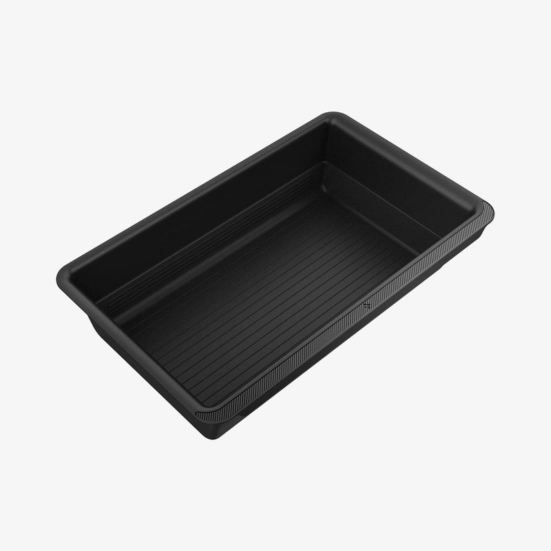 ACP05757 - Underseat Storage Box for Tesla Model Y in black showing the inside from above